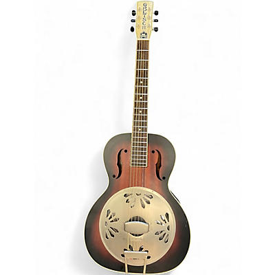 Used Gretsch Guitars G9240 Alligator Biscuit Round Neck Vintage Sunburst Resonator Guitar