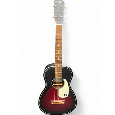 Used Gretsch Guitars G9500 Jim Dandy Red to Black Fade Acoustic Guitar