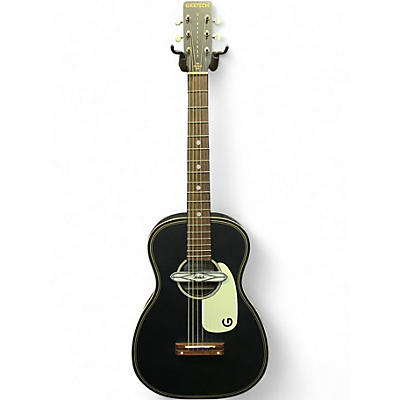 Used Gretsch Guitars G9520 Jim Dandy Flat Top Black Acoustic Guitar