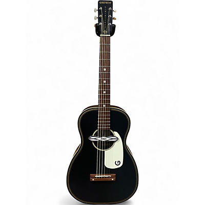 Used Gretsch Guitars G9520E Black Acoustic Electric Guitar