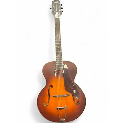 Used Gretsch Guitars G9555 New Yorker 2 Tone Sunburst Hollow Body Electric Guitar