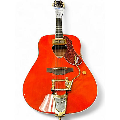 Used Gretsch Guitars Gretsch Guitars G5034TFT Rancher Fiesta Red Acoustic Electric Guitar