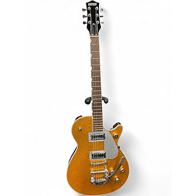 Used Gretsch Guitars Gretsch Guitars G5230T Electromatic Sparkle Jet FT Metallic Gold Solid Body Electric Guitar