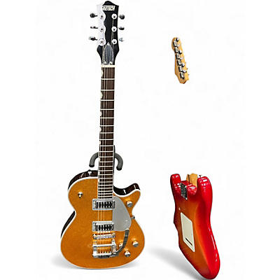 Used Gretsch Guitars Gretsch Guitars G5230T Sparkle Jet FT sgl Cut Bigsby Sparkle SPARKLE JET ORANGE  Solid Body Electric Guitar