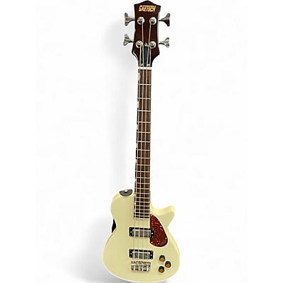 Used Gretsch Guitars JET CLUB BASS Olympic White Electric Bass Guitar