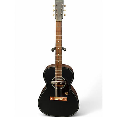 Used Gretsch Guitars Jim Dandy Deltoluxe Black Acoustic Electric Guitar