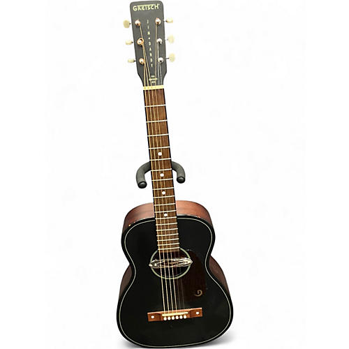 Used Gretsch Guitars Jim Dandy Deltoluxe Black Acoustic Electric Guitar Black