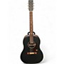 Used Gretsch Guitars Jim Dandy Deltoluxe Dreadnought Matte Black Acoustic Electric Guitar Matte Black