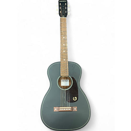 Gretsch Guitars Used Gretsch Guitars Jim Dandy Deltoluxe Parlor Black Acoustic Guitar Black