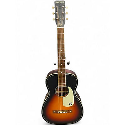 Used Gretsch Guitars Jim Dandy Parlor Sunburst Acoustic Guitar