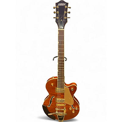 Used Gretsch Guitars LTD FLAME OKOUME BROADKASTER JR ORANGE STAIN Hollow Body Electric Guitar