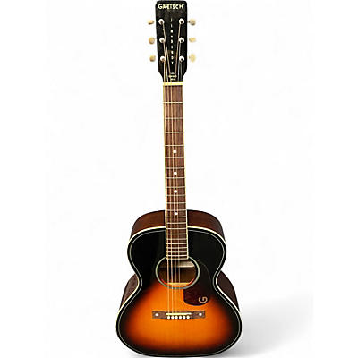 Used Gretsch Guitars Limited Edition Jim Dandy Concert Solid Top Heritage Burst Acoustic Guitar