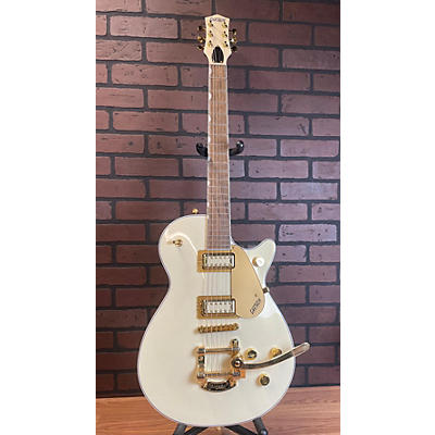 Gretsch Guitars Used Gretsch Guitars Pristine Jet Single Electromatic White Gold Solid Body Electric Guitar