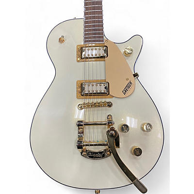 Gretsch Guitars Used Gretsch Guitars Pristine Jet WHITE GOLD Solid Body Electric Guitar