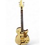 Used Gretsch Guitars Pristine Jet white gold Solid Body Electric Guitar white gold