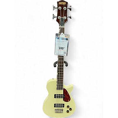 Used Gretsch Guitars STREMALINER JET CLUB 4 STRING BASS Vintage White Electric Bass Guitar