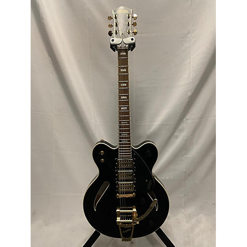 Gretsch Guitars Used Gretsch Guitars Steamliner Bigsby Black And Gold Hollow Body Electric Guitar Black and Gold