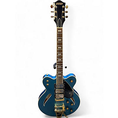 Used Gretsch Guitars Streamliner Cat-Eye Limited-Edition Metallic Blue Hollow Body Electric Guitar