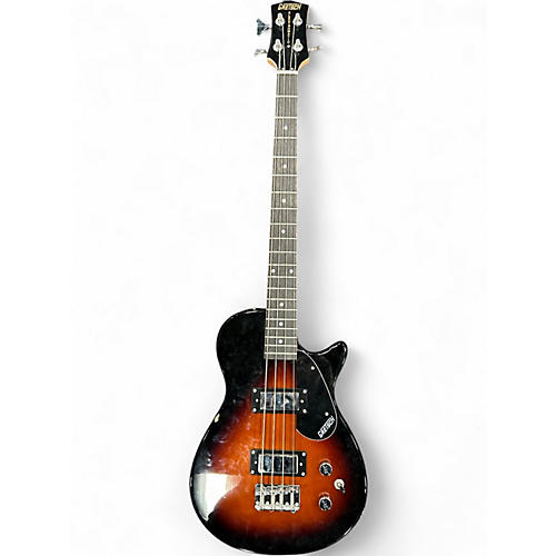 Used Gretsch Guitars Streamliner Jet Club Bass Single-Cut Short-Scale Walnut Stain Electric Bass Guitar Walnut Stain