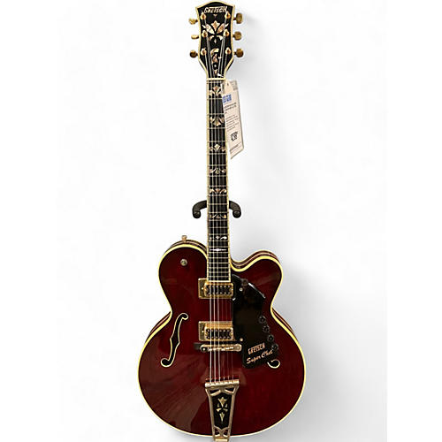 Gretsch Guitars Used Gretsch Guitars Super Chet Wine Red Hollow Body Electric Guitar Wine Red