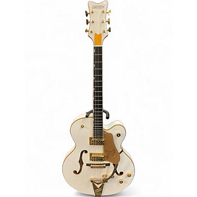 Used Gretsch Guitars Synchromatic Falcon Snowcrest White Hollow Body Electric Guitar