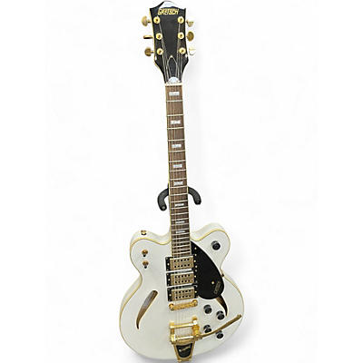 Used Gretsch Guitars g2627tg White Acoustic Electric Guitar