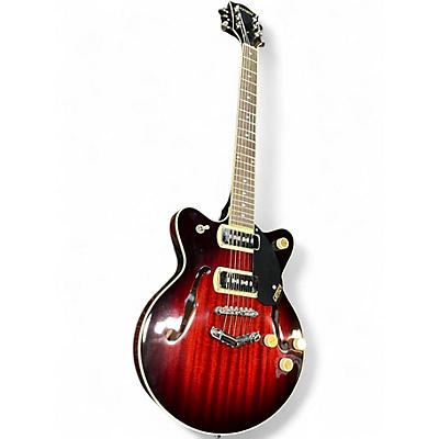 Used Gretsch Guitars g2655 p90 Crimson Burst Hollow Body Electric Guitar