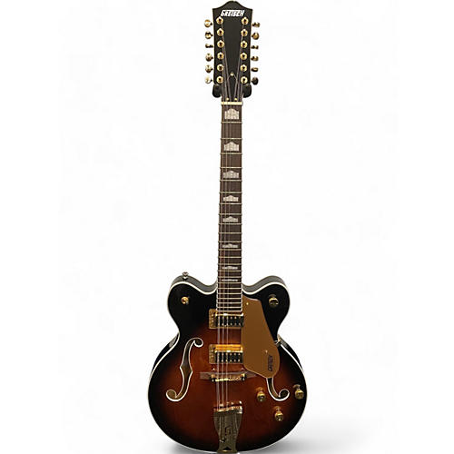 Gretsch Guitars Used Gretsch Guitars g5422g-12 Barrel Burst Hollow Body Electric Guitar Barrel Burst