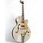 Used Gretsch Guitars g5427tg Champagne White Gold Hollow Body Electric Guitar Champagne White Gold