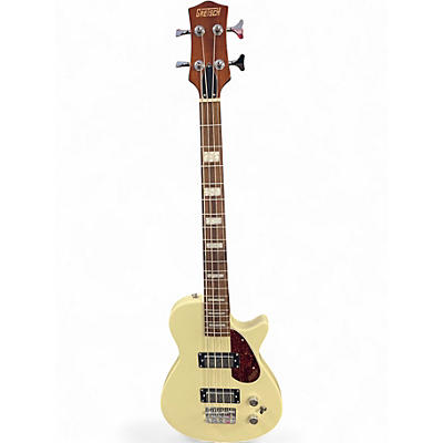Used Gretsch Guitars imited-Edition Electromatic Junior Jet Bass II Short-Scale Vintage White Electric Bass Guitar