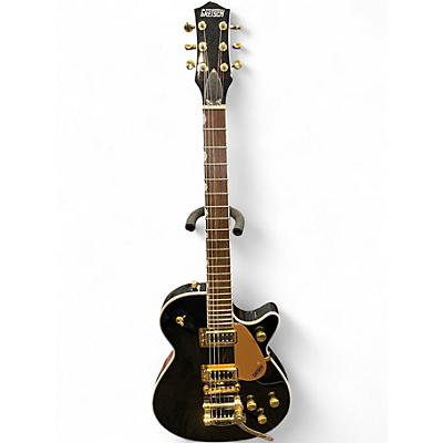 Used Gretsch Guitars pristine jet Black Galaxy Solid Body Electric Guitar