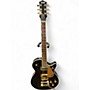 Used Gretsch Guitars pristine jet Black Galaxy Solid Body Electric Guitar Black Galaxy