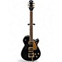 Used Gretsch  Jet G5230T Black and Gold Solid Body Electric Guitar Black and Gold