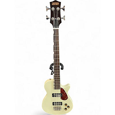 Used Gretsch STREAMLINER JET CLUB Vintage White Electric Bass Guitar