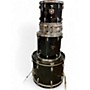 Used Groove Percussion 4 Piece w Percussion Plus Snare Drum Black Drum Kit Black
