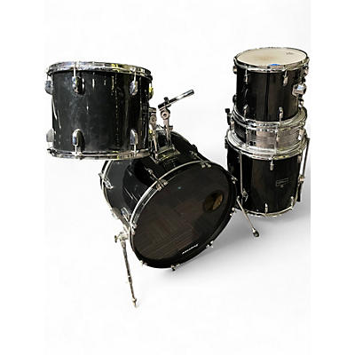 Used Groove Percussion 5 Piece 5 piece  Black Drum Kit