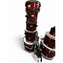 Used Groove Percussion 5 Piece Standard Wine Red Drum Kit Wine Red