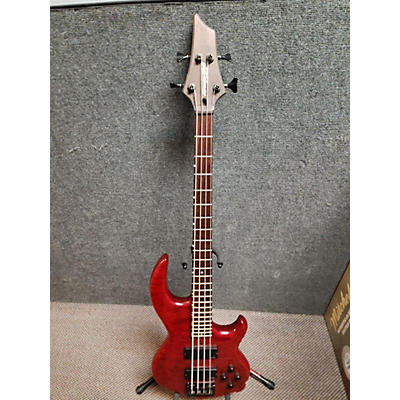 Used Groove Tools By Conklin GT4 Red Electric Bass Guitar