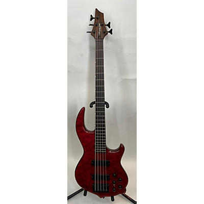 Used Groove Tools Conklin Red Electric Bass Guitar