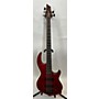 Used Groove Tools Used Groove Tools Conklin Red Electric Bass Guitar Red