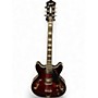 Used Grote ES-335 Model Trans Red Hollow Body Electric Guitar Trans Red