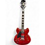 Used Grote GR35 Wine Red Hollow Body Electric Guitar Wine Red