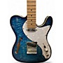 Used Grote  GT-150 Blue burst Hollow Body Electric Guitar Blue burst