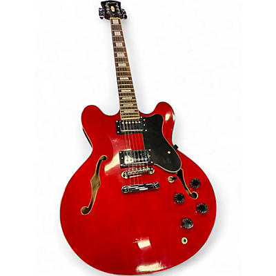 Used Grote GT335 Cherry Hollow Body Electric Guitar