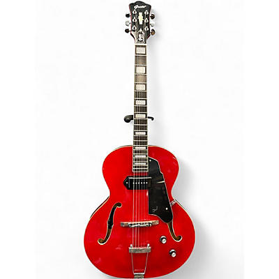 Used Grote JAZZ Red Hollow Body Electric Guitar