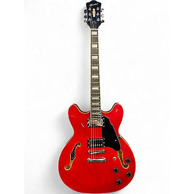 Used Grote Jazz Candy Apple Red Hollow Body Electric Guitar