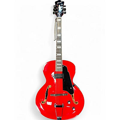 Used Grote Jazz Red Hollow Body Electric Guitar