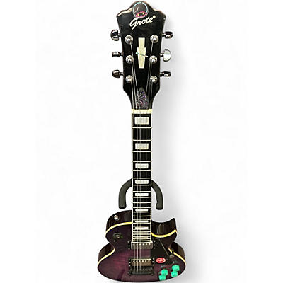 Used Grote LPYS-006 Purple Solid Body Electric Guitar