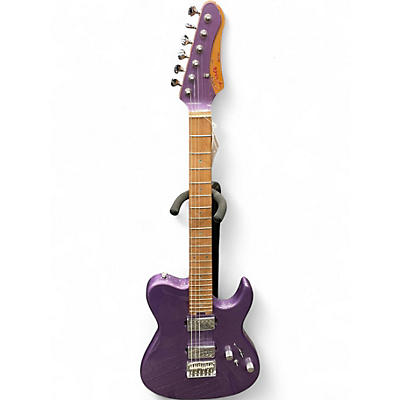 Used Grote SINGLE CUT Trans Purple Solid Body Electric Guitar