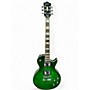 Used Grote Single Cut w Slash PU & Locking Tuners GREEN Solid Body Electric Guitar GREEN